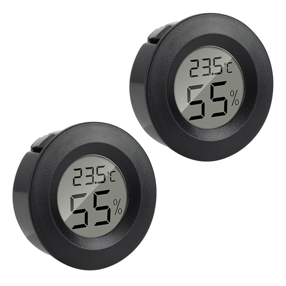 Plimbin Reptile Thermometer Hygrometer, Digital Hygrometer Thermometer Gauge For Incubators Breeding Boxes Terrariums Hygrometer For Lizards Spiders