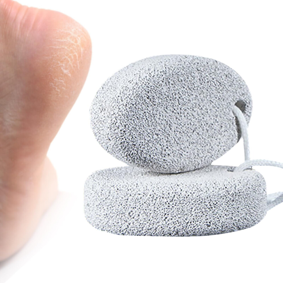2PCS Natural Volcanic Pumice Stone for Feet and Hands, Foot Callus Remover for Dead Skin and Cracked Heels