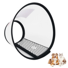 Dog Cone Recovery Collar Adjustable Pet Cone Collar Cat Comfy Soft Cone Collar for Protective Dogs and Cats After Surgery Anti-Bite Lick Wound Healin