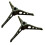2pcs Plastic Christmas Tree Stand Holders Green Durable RustResistant Base for Easy Tool Setup 1