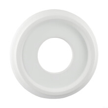 10 Inch Round Ceiling Medallion for Fan and Light Fixtures, Decorative PU Design, Waterproof