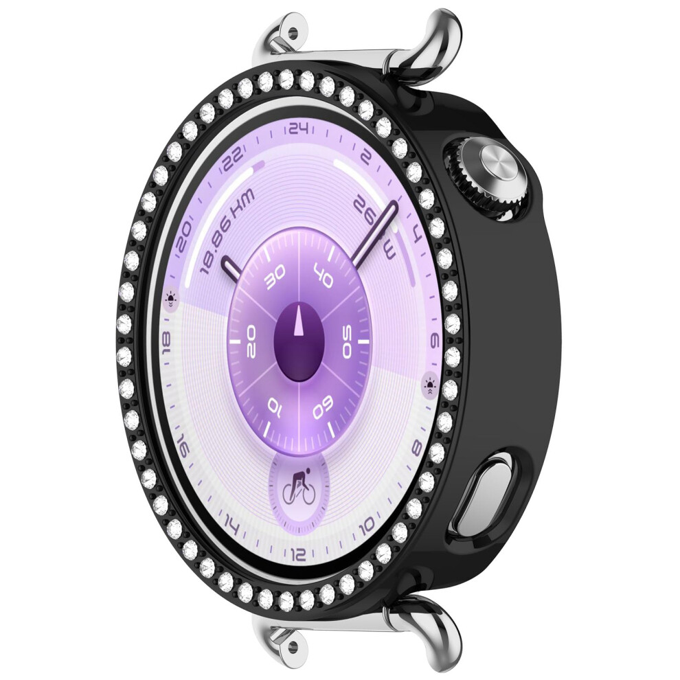 Bling Pc Case Scratchresistant Protective Cover Accessories For Huawei Watch Gt6 41Mm Black 9092120441284