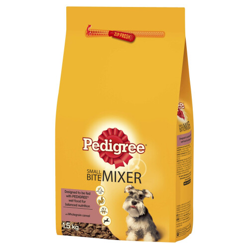 Pedigree Pedigree Small Bite Mixer with Wholegrain Cereal, 1.5kg