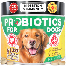 Probiotics for Dogs - Dog Probiotic & Prebiotic Tablets - Digestive Su