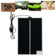 Reptile Heating Mat, Reptile Heating Pad with Temperature Adjustment for Reptiles Tortoise Snakes Lizard Gecko Hermit Crab Turtle Amphibians