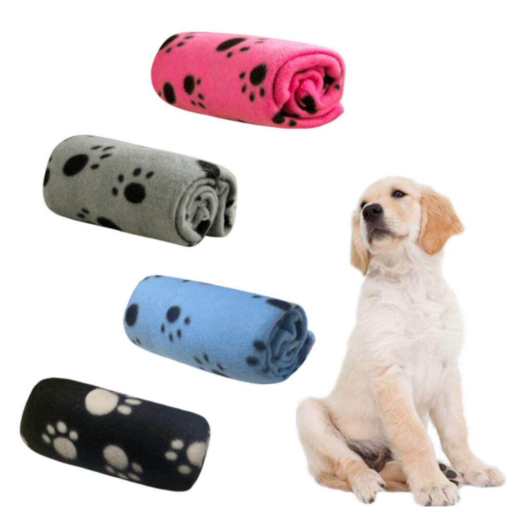 Aliangting 4Pcs Pet Blanket For Small Dogs Cats Soft Puppy Blankets Washable Pet