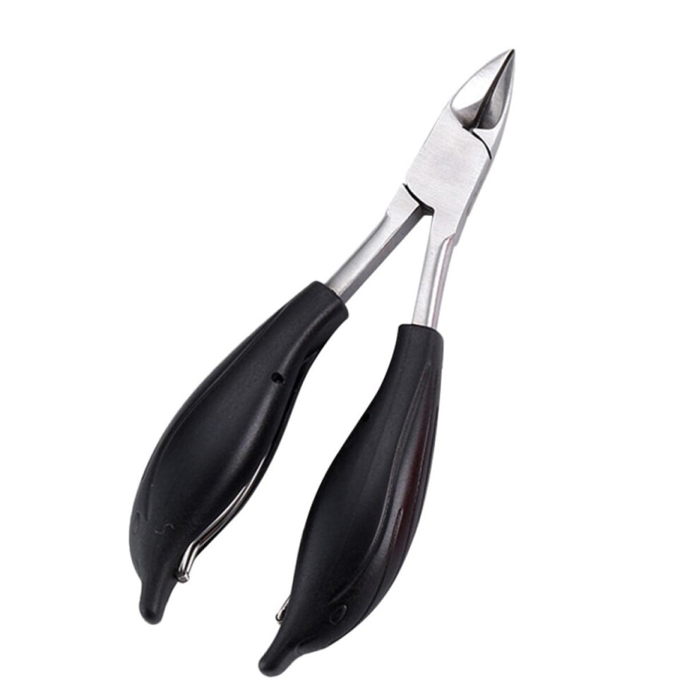 Professional Double Spring Nail Clipper and Ergonomic Cuticle Nipper for Sharp Precision Trim