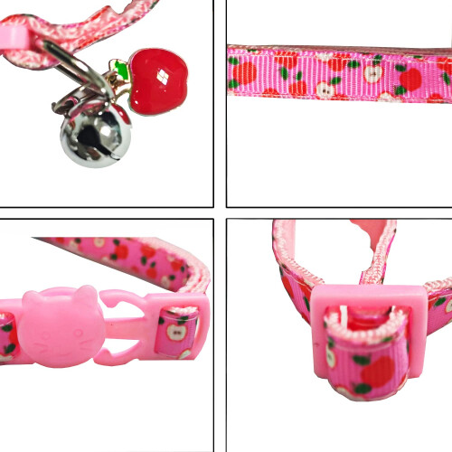 2 Pack Cat Collars Adjustable Kitten Collars with Bells 2