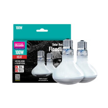 Arcadia Reptile - Solar Basking Floodlight - 100w Twin Pack - Standard E27 Fitti