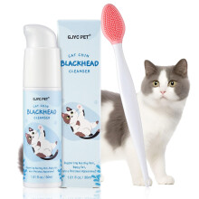 GJYC PET Cat Chin Acne Care Kit - Cat Acne Cleansing Lotion 30ml with