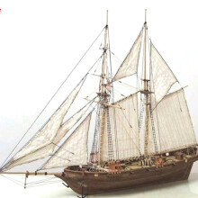 Holz-Segelboot DIY Modell Spielzeug für Kinder 40x15x27 cm Geschenk