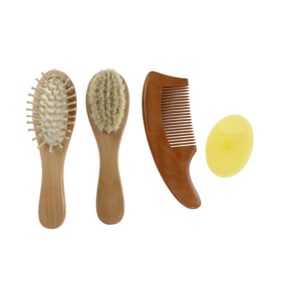 Soft Baby Bath Brush for Newborns and Toddlers with Gentle Scalp Massage and NonSlip Grip
