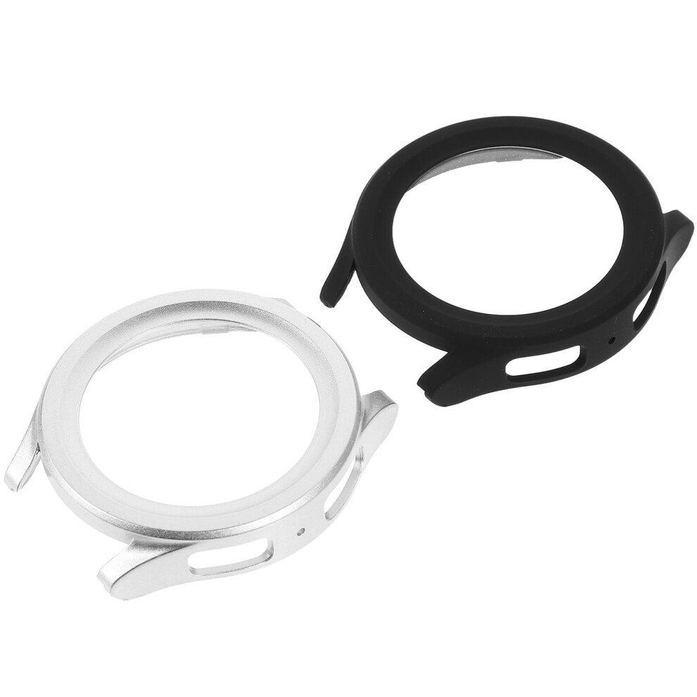 Smartwatch Protective Case With Tempered Glass For Samsung, Full Coverage Scratch Resistant Cover 9455672943994