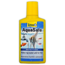 Tetra AquaSafe (quality water conditioner for fish-friendly and near-natural aquarium water, neutralizes harmful substances in tap water), v