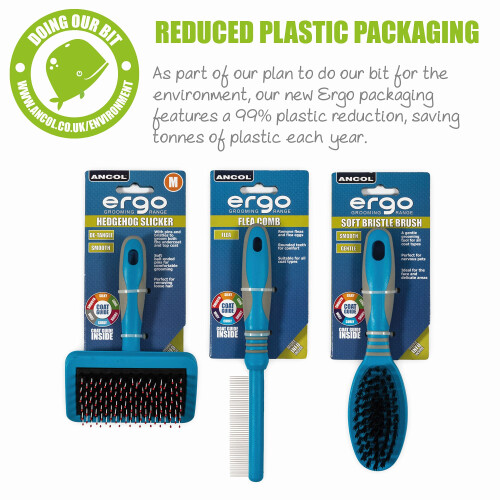 Ancol Ancol Ergo Soft Brush, Clear 2