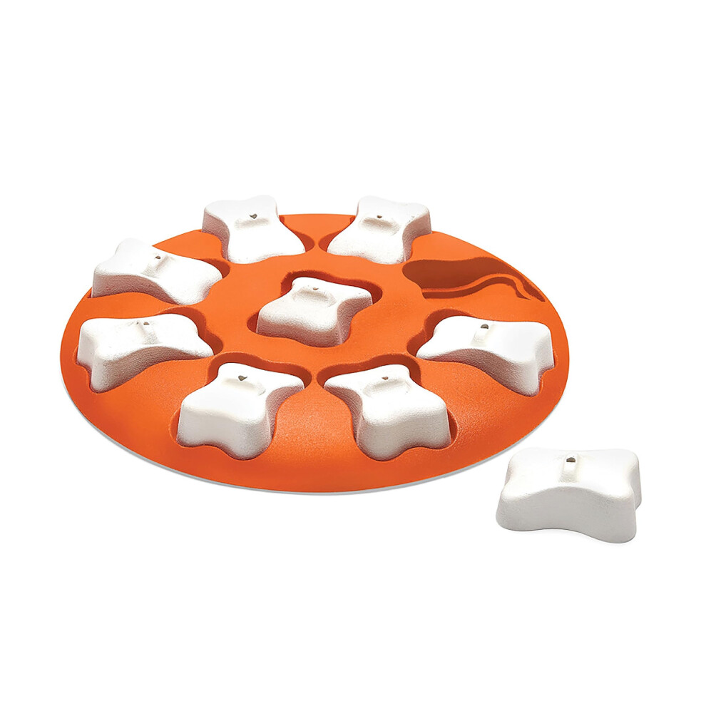 Outward Hound By Nina Ottosson Dog Smart Treat Puzzle Enrichment Toy, Orange