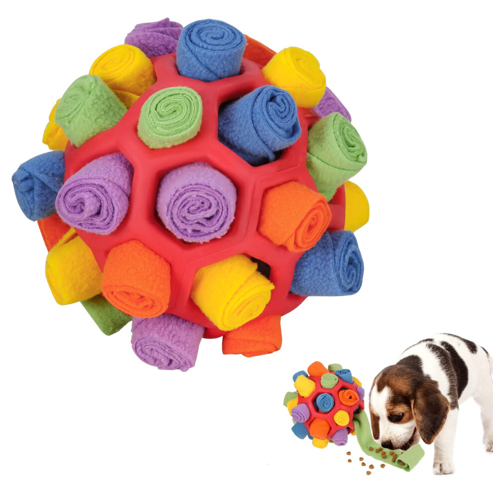 Firtink Interactive Dog Puzzle Snuffle Ball Foraging Toy, Educational