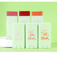 Cream Blush Stick Waterproof Long Lasting Multi Use for Cheeks Lips Eyes Travel Size 3PC
