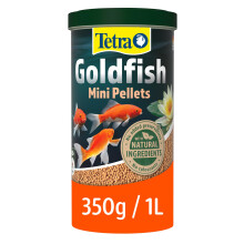 Tetra Pond Goldfish Mini Pellet Food, Complete Fish Food for All Goldfish, 1 Lit