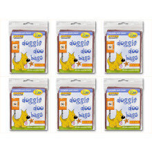 Snappies Tidy-Up Doggie Doo Bags with Tie Handles 20 per pack (PACK OF