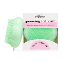 Tangle Teezer Pet Teezer Cat Brush - For Kittens & Cats with Short to Medium Hai