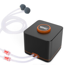 hygger Aquarium Air Pump,Ultra Silent Fish Tank Air Pump for Aquarium