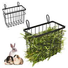 Rabbit hay Feeder Sangle Sopffy 2PCS, Guinea Pig hay Feeder with Metal Frame for Guinea Pig Chinchilla Bunny, hay Feeder Rabbit, Chinchilla cage Acce