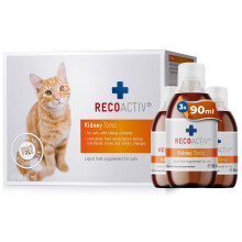 RECOACTIV Kidney Tonic for cats, 3 x 90 ml, dietary food supplement fo