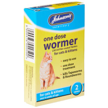 Johnson's One Dose Wormer for Cats and Kittens, 2-Piece