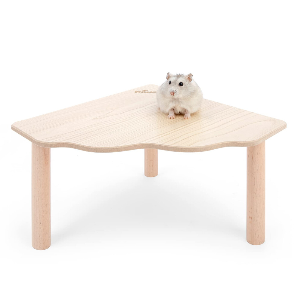 Niteangel Hamster Play Wooden Platform For Dwarf Syrian Hamsters Gerbi