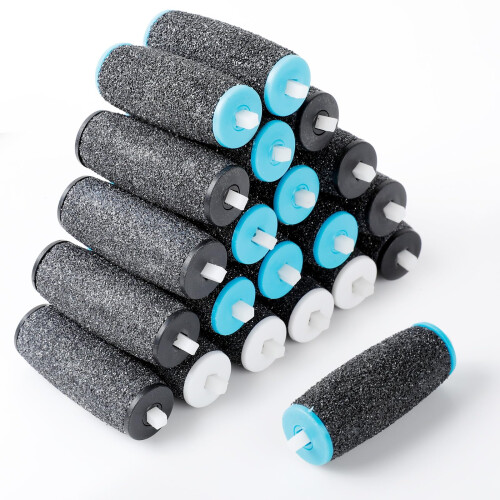 20 Pcs Replacement Foot File Rollers for Scholl Electric Callus Remover Refills, Coarse Medium Fine Set