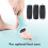 20 Pcs Replacement Foot File Rollers for Scholl Electric Callus Remover Refills, Coarse Medium Fine Set 2