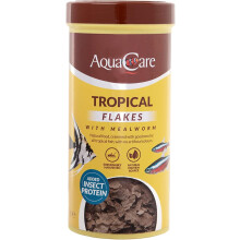 AquaCare Tropical Fish Food Flakes Complete and Varied Food for All Tropical Fish (90g)