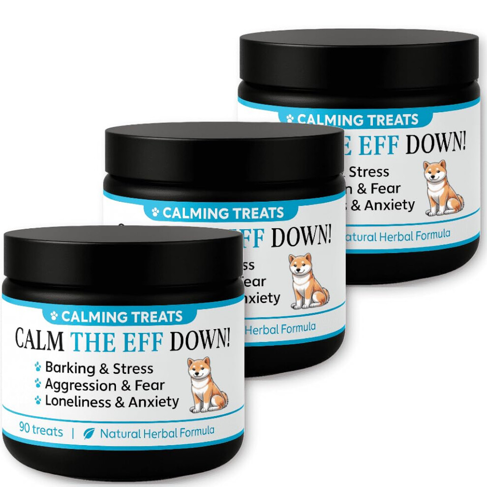 Calm The Eff Down Calming Treats For Dogs Multipack - Barking Stress A
