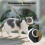 Plutus Pet Adjustable Cat Harness and Lead Set, with Leather Trim 3