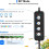 AQQA LED Aquarium Light, 24/7 Mode Clip on Fish Tank Light, Full Spect 2