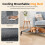 DOPEDIO Raised Dog Bed Light Gray XL Size Cooling Breathable Elevated 2