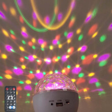 Galaxy Projector Star Projector with Bluetooth Speaker, Sound Activated RGB Light, Remote Control for Bedroom Party