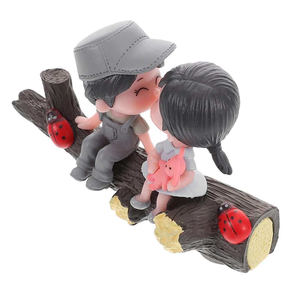 Cute Couple Car Dashboard Ornament Romantic Tree Branch Design Easy Install Universal Durable 9070919991844