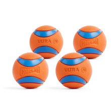 ChuckIt! Canine Hardware Medium Ultra Balls Classic 4-Pack,Orange