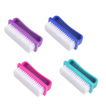 Nail Cleaning Brush 4 Pack Large Ergonomic Comfort Grip for Dust Removal Random Color