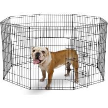 Doggy Style 8 Panel Playpen, Dogs/Puppies/Cats/Rabbits, Large