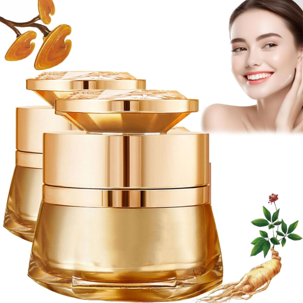 Cream Ginseng Lingzhi Antiaging Face Wrinkle And Firming Moisturizer For All Skin Types