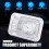 RV LED Ceiling Dome Light 12V Super Bright 6500K with Stepless Dimmable Switch for Camper Van 2