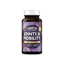 Lily's Kitchen Joints & Mobility Supplements for Adult Dogs & Senior Dogs, 60 Tablets – Made with Natural Ingredients, Glucosamine, Chondroitin & Gr