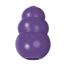 KONG Senior - Dog Toy with Gentle, Natural Rubber - Stuffable Treat Toy for Olde