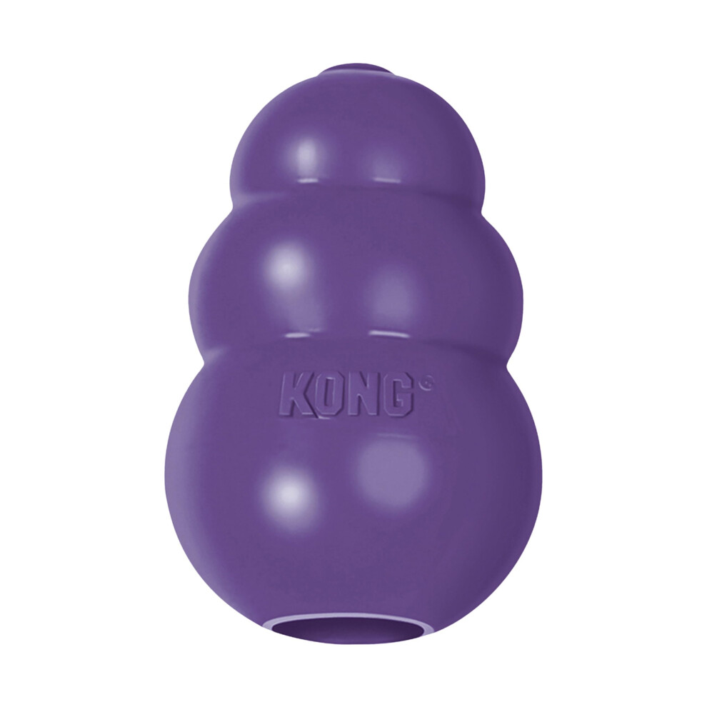 Kong Senior - Dog Toy With Gentle, Natural Rubber - Stuffable Treat Toy For Older Dogs - For Medium Dogs