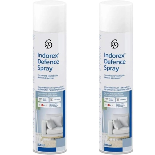 CD Indorex Flea & Dust Mite Spray – Dual‑Action Home Flea Control – 50