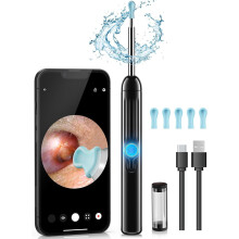 Ear Wax Removal Camera with 1080P HD, 6 LED Lights, 360 View, Wireless Ear Cleaning Kit