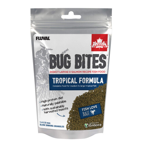 Fluval Fluval Bug Bites Tropical Large Granule Fish Food 125g